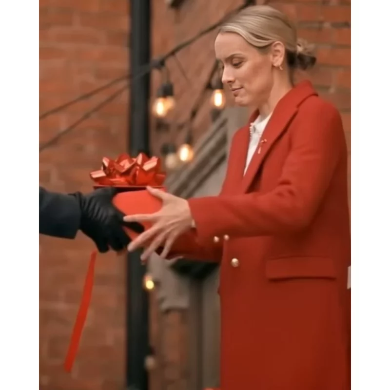Rachel-Skarsten-The-Christmas-Charade-2024-Whitney-Red-Wool-Trench-Coat
