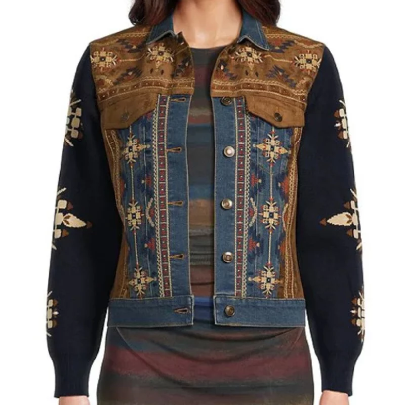 Reba-Faux-Suede-Chest-Embroidered-Denim-Jacket
