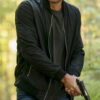 Tracker Season 02 Colter Shaw Justin Hartley Black Polyester Jacket