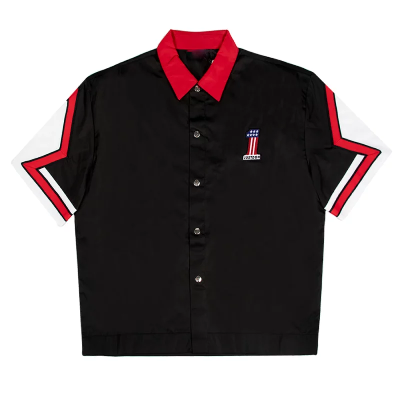 Travis-Kelce-Just-Don-Racing-Shooting-Black-Shirt