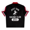 Travis-Kelce-Just-Don-Racing-Shooting-Black-and-Red-Shirt