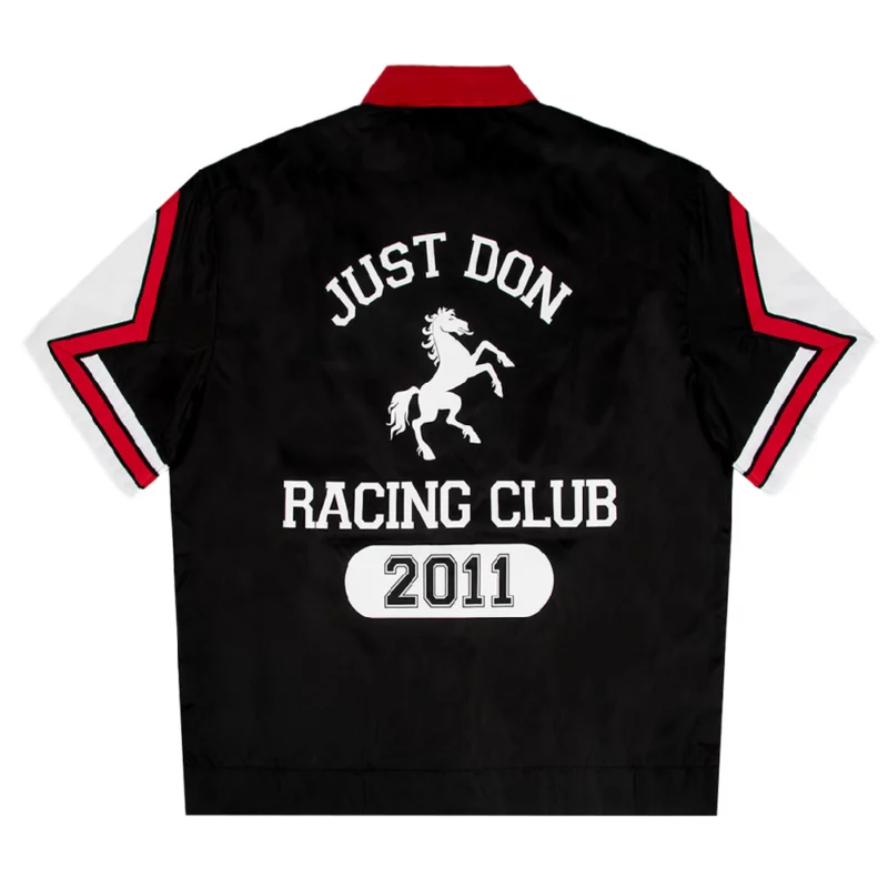 Travis-Kelce-Just-Don-Racing-Shooting-Black-and-Red-Shirt