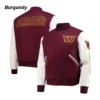Washington-Commanders-Burgundy-Letterman-Jacket