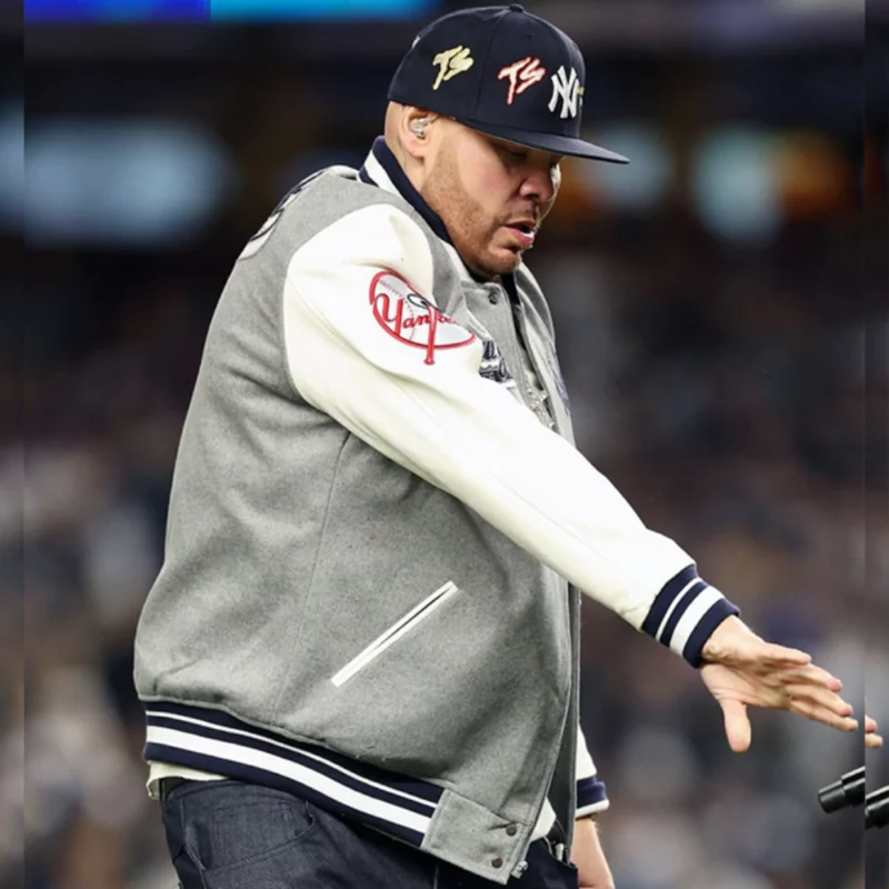 World-Series-Fat-Joe-New-York-Yankees-Grey-Varsity-Jacket