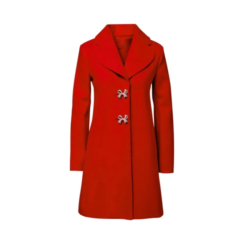 A-Chiefs-Love-Story-Alana-Higman-Red-wool-Trench-Coat