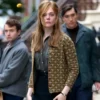A-Complete-Unknown-Elle-Fanning-Printed-Cardigan-Coat