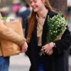 A Complete Unknown Russo Elle Fanning Black Coat