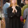 A Complete Unknown Sylvie Russo Elle Fanning Black Coat