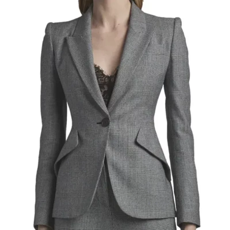 Beth-Dutton-Grey-Blazer