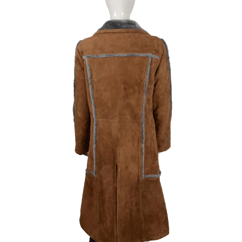 Beth-Dutton-Suede-Leather-Coat-Yellowstone-Back