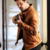 Brett Dalton Brown Leather jacket