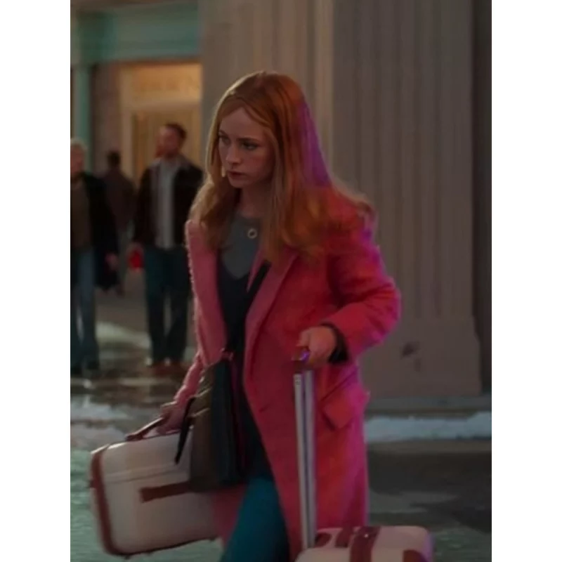 Britt-Robertson-Pink-Wool-Coat