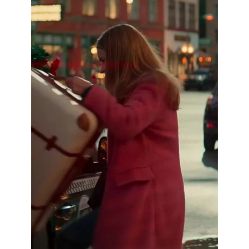 Britt-Robertson-TV-Movie-The-Merry-Gentlemen-2024-Ashley-Pink-Wool-Coat
