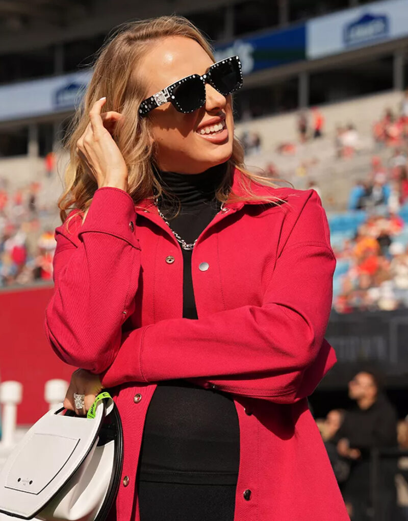 Brittany Mahomes Cheifs Red Jacket
