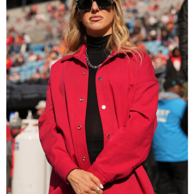 Brittany Mahomes Red Jacket