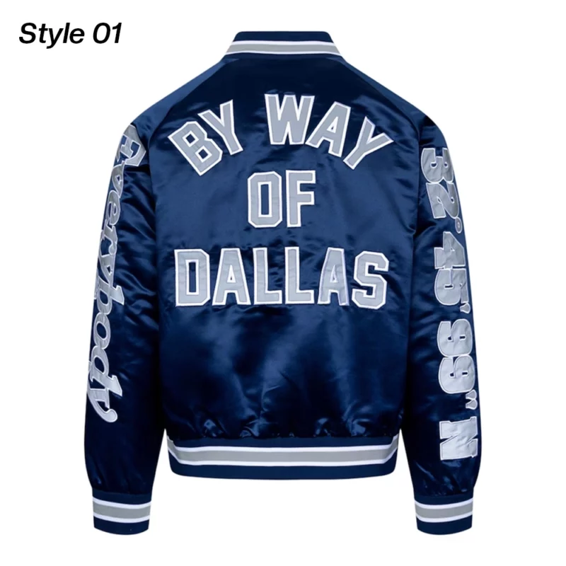 By Way of Dallas Cowboys Satin Jacket