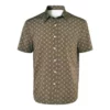 Chris Evans Red One Printed Brown Shirt