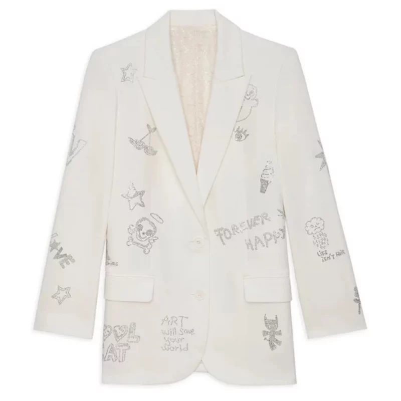 Ciara-Renee-White-Graphic-Blazer
