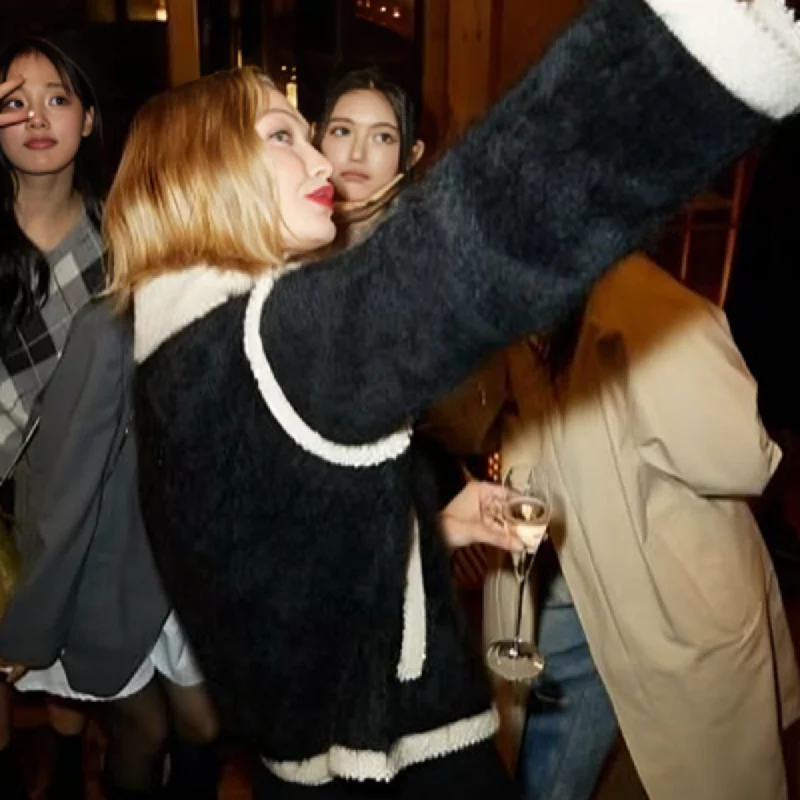 Gigi-Hadid-Seoul-Opening-Bomber-Jacket