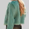 High-Potential-Morgan-Gillory-Kaitlin-Olson-Teal-Fur-Jacket