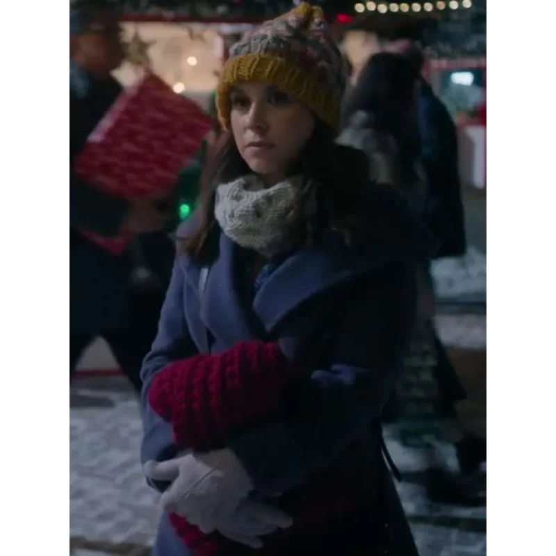 Hot-Frosty-2024-Lacey-Chabert-Kathy-Barrett-Blue-Wool-Coat