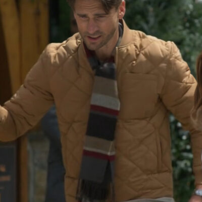 Jingle Bell Run Brown Puffer Jacket
