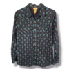 Kelly Reilly Black & Green Printed Shirt