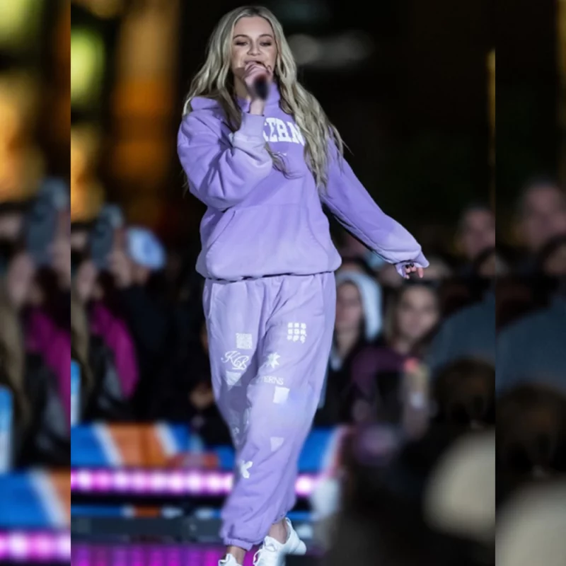 Kelsea-Ballerini-Purple-Sweatsuit-1
