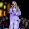 Kelsea-Ballerini-Purple-Sweatsuit
