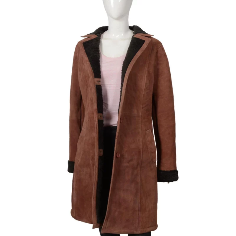 Kelsey-Asbille-Brown-Trench-Coat-1