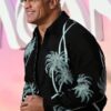 Moana 2 Dwayne Johnson Palm Tree Embroidery Jacket