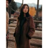 Yellowstone S05 Monica Dutton Leather Coat