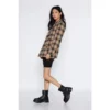 Murder-In-A-Small-Town-Kristin-Kreuk-Plaid-Blazer