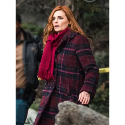 Murder-in-a-Small-Town-Zoe-Strachan-Plaid-Coat