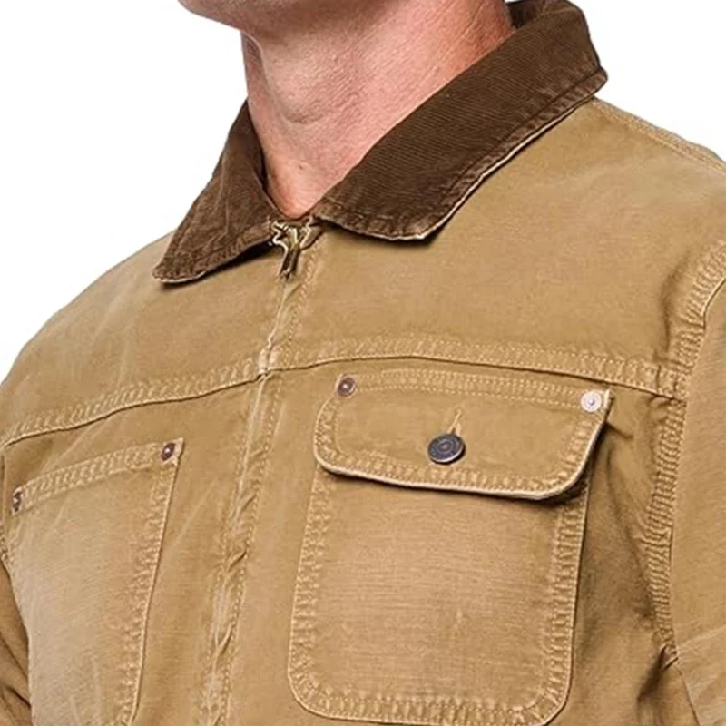 NCIS Austin Stowell Brown Cotton Jacket