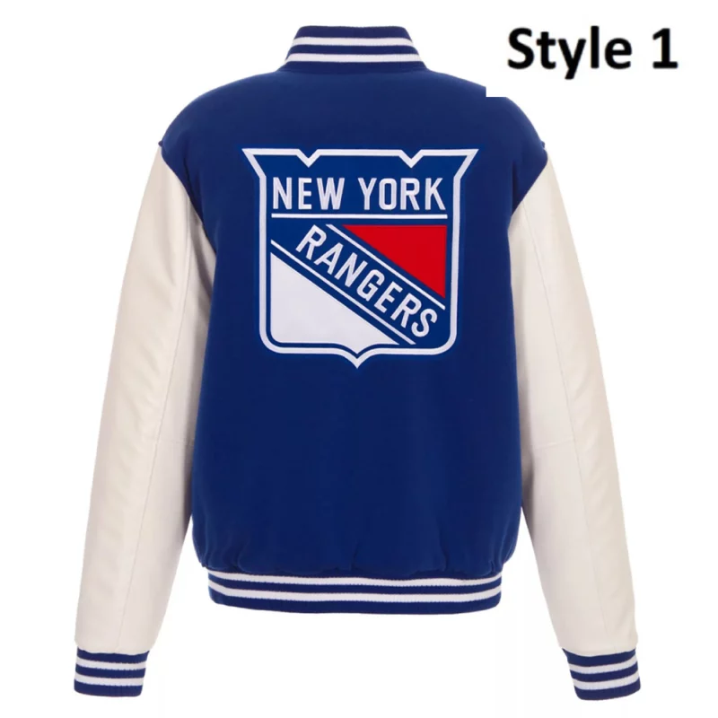 NY Rangers Bomber Blue Jacket