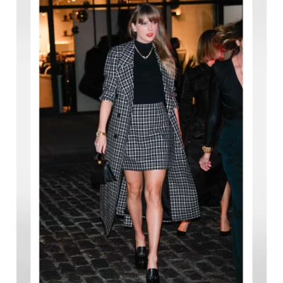 NYC-Girls-Night-Out-Plaid-Coat