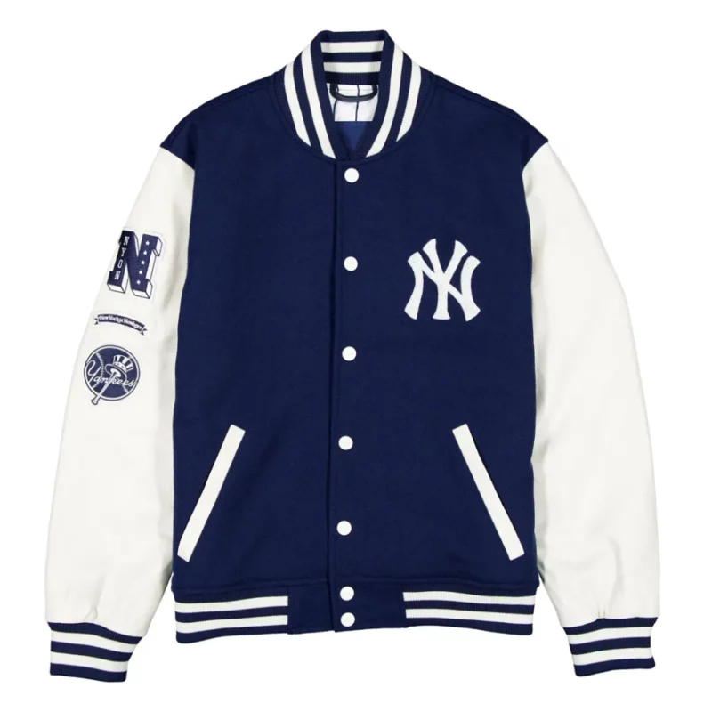 New York Or Nowhere Varsity Navy Blue Jacket