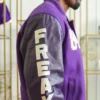 Randy Moss Starter Purple Letterman Jacket