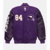 Randy Moss Starter Purple Varsity Jacket