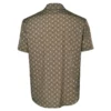 Red One Jack Chris Evans Printed Brown Shirt