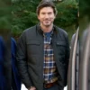 Santa Tell Me Black Quilted Russell Jacket
