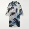 The Equalizer Latifah Leaf Print Coat