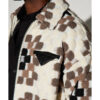 The Voice Jan Dan White And Brown Checkered Jacket