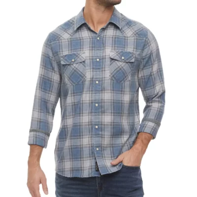 The-Young-and-the-Restless-Michael-Graziadei-Plaid-Shirt