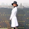 Unstoppable Premiere London Jennifer Lopez White Trench Coat