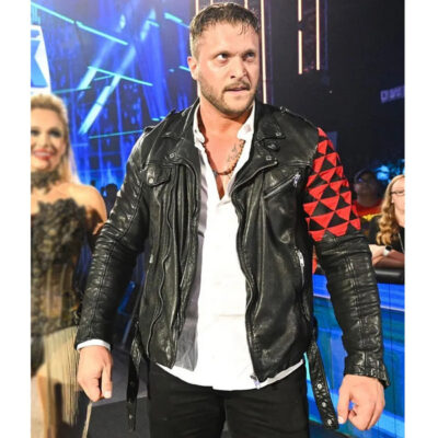 WWE Karrion Kross Black Leather Jacket