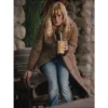 Yellowstone-Beth-Dutton-Suede-Leather-Coat