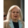 Yellowstone-Jacki-Weaver-Beige-Coat