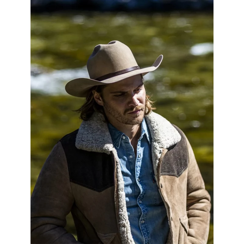 Yellowstone-Kayce-Dutton-Shearling-leather-Jacket